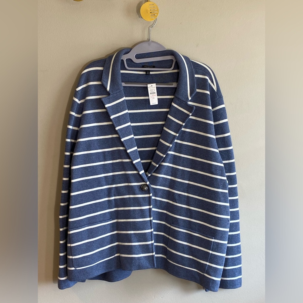 NWT Talbots Knit Blazer. Size 3X